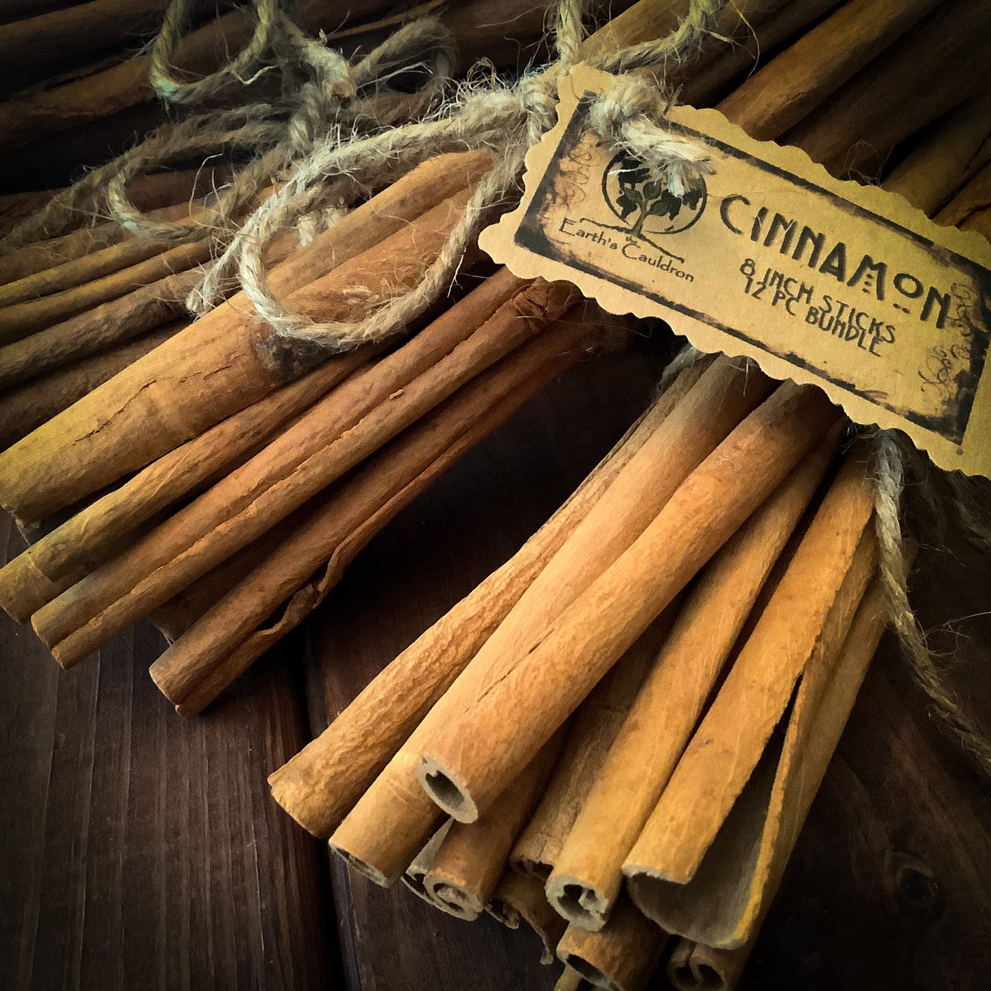 Cinnamon Stick Bundle ~ Twelve 8-inch-long sticks