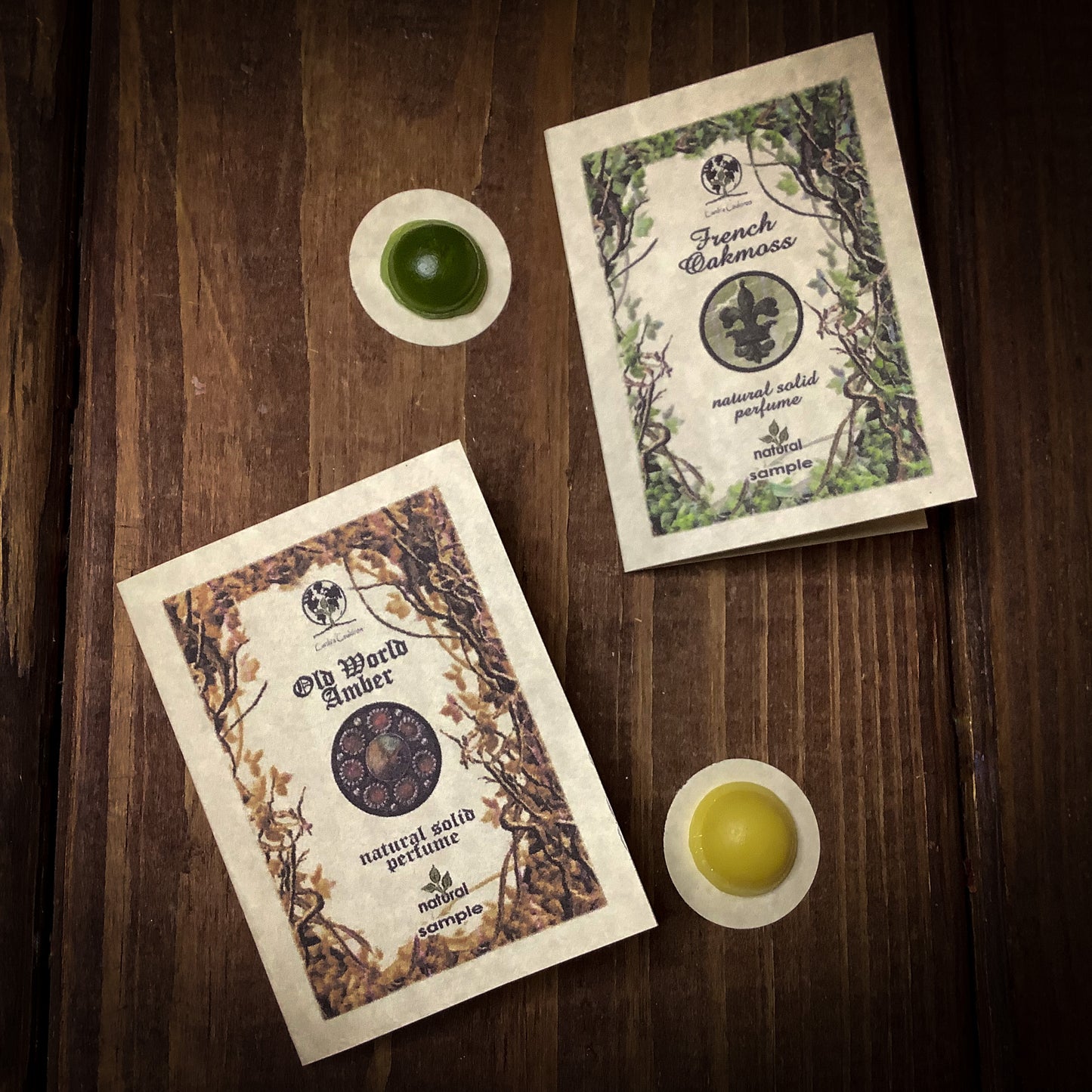Old World Amber ~ Natural Solid Perfume Sample Size