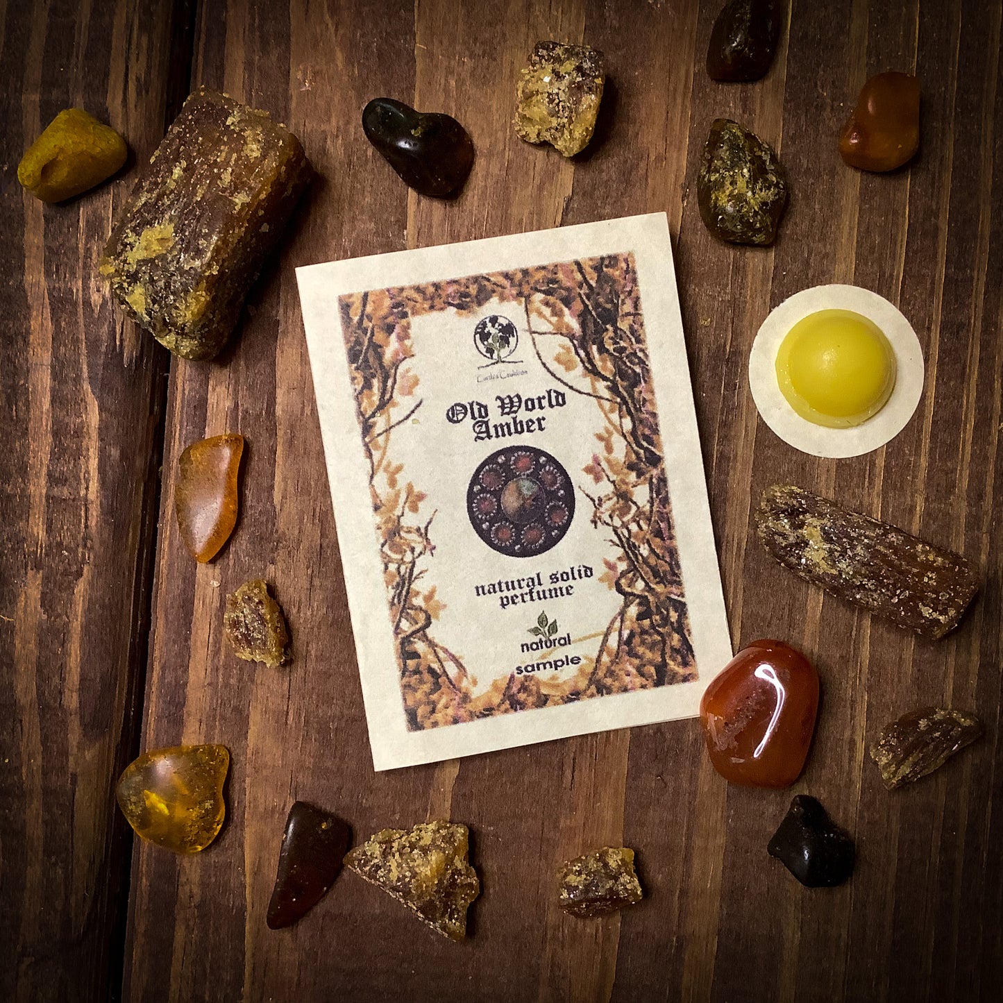 Old World Amber ~ Natural Solid Perfume Sample Size