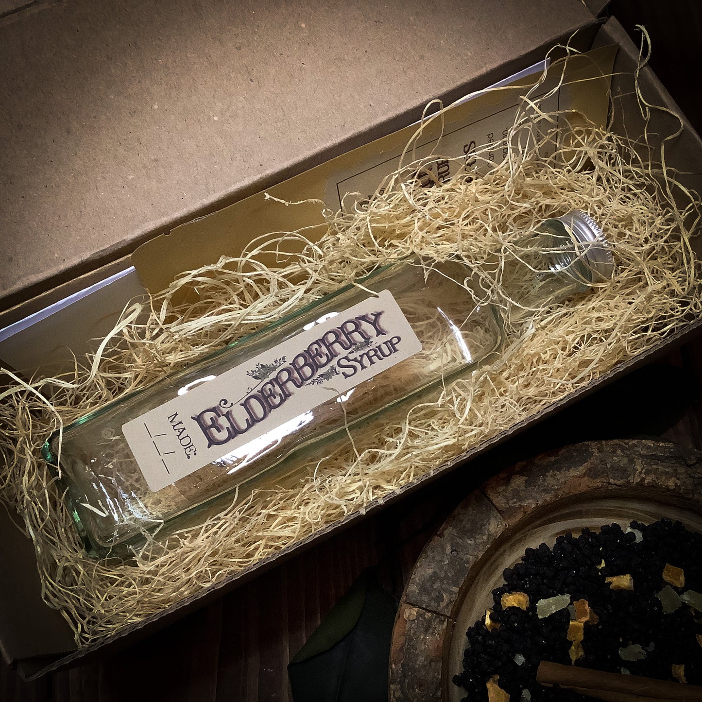 Elderberry Syrup Kit ~ Organic, homemade Kitchen Witchery