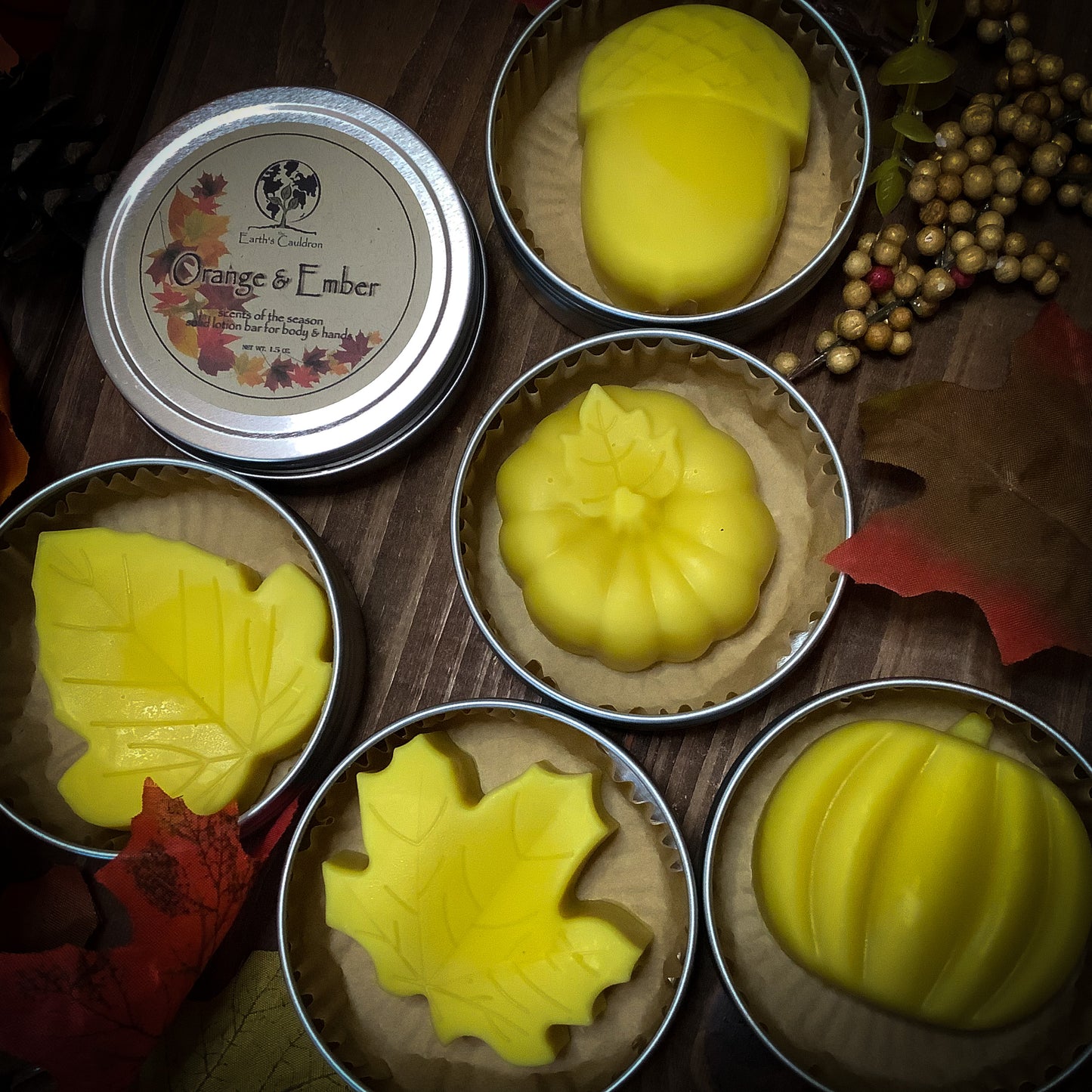 Orange & Ember ~ Solid Lotion Bar