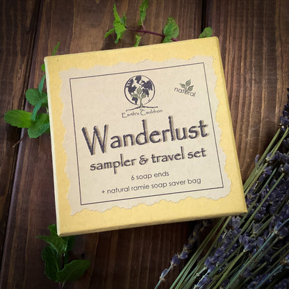 Wanderlust Soap Sampler & Travel Set ~ Try 6 of our Soaps!