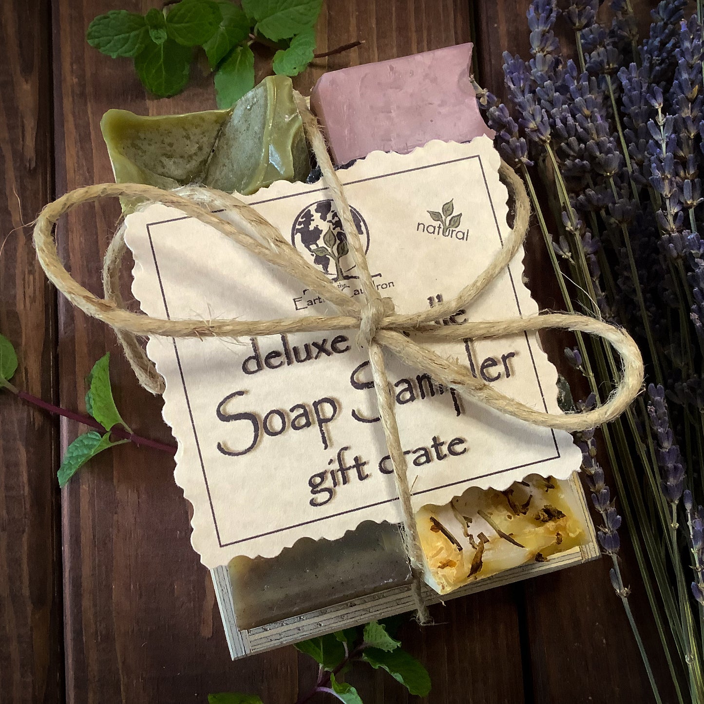 Soap Sampler Gift Crate ~ Deluxe Bundle ~ Try 10 of our Soaps!