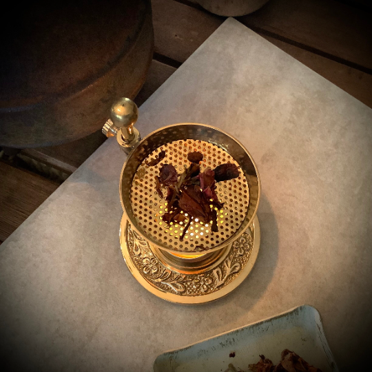 Brass Incense + Resin Burner ~ Herb Burner