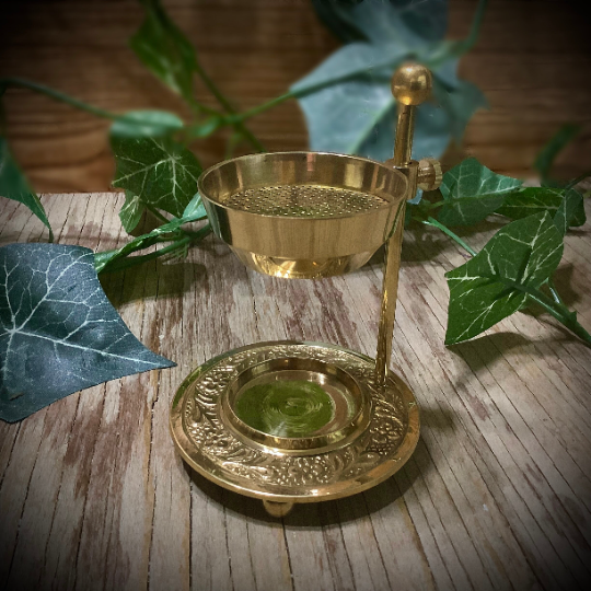 Brass Incense + Resin Burner ~ Herb Burner