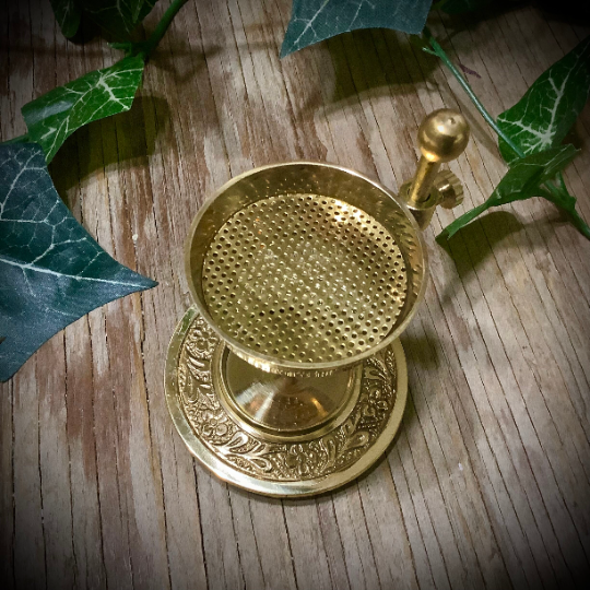 Brass Incense + Resin Burner ~ Herb Burner