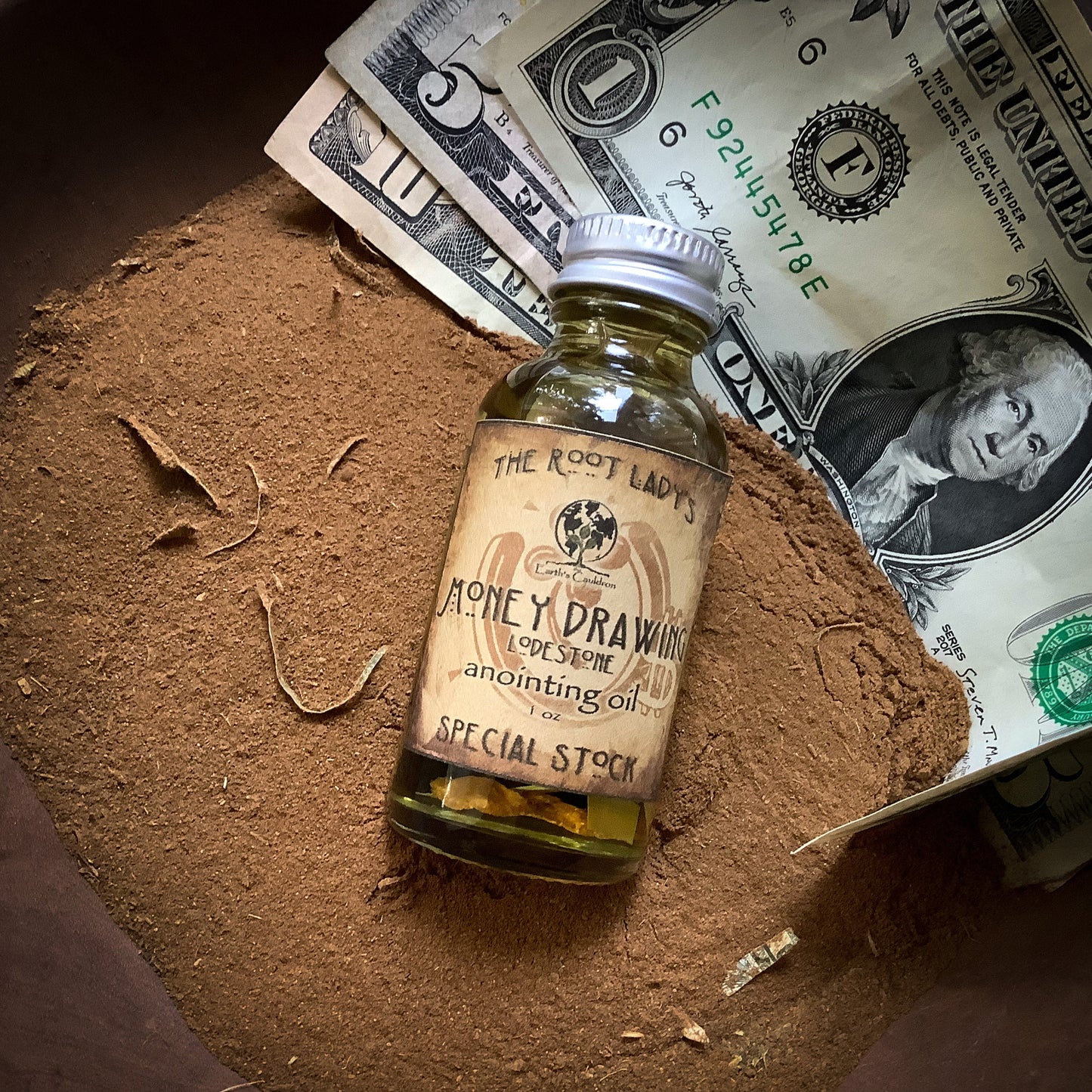 Money Drawing ~ Lodestone ~ Spell and Anointing Oil