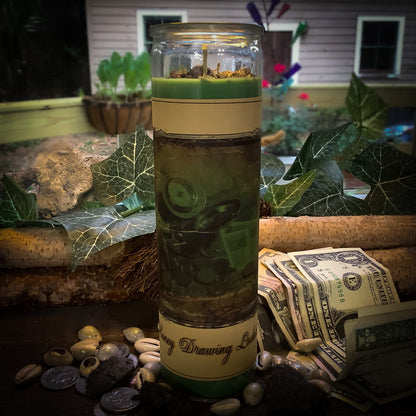 Money Drawing Lodestone ~ 7 Day Soy Purpose Scented Jar Candle, Vigil & Prayer Candle