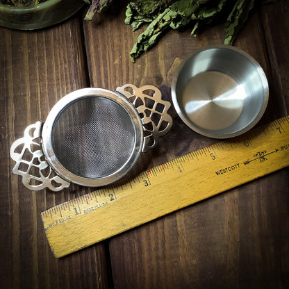 Cauldron Tea Steeper with Drip Bowl