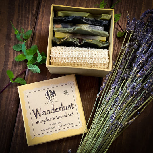Wanderlust Soap Sampler & Travel Set ~ Try 6 of our Soaps!