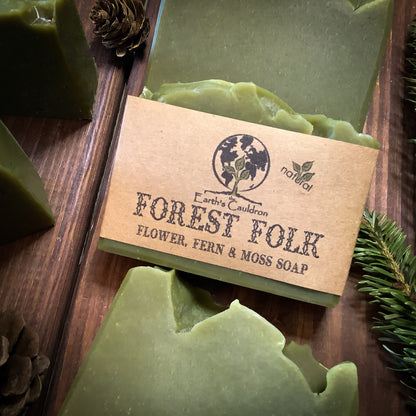 Forest Folk ~ Flower, Fern & Moss Soap