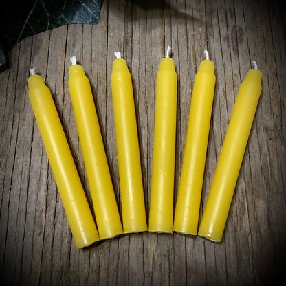 Beeswax Chime Candles ~ Set of Six