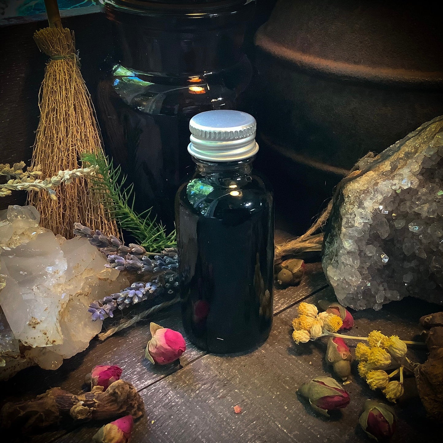 Black Cauldron ~ Banishing ~ Spell and Anointing Oil