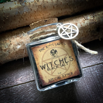 Witches Black Salt ~ Protection, Purification, Banishing, Circle Casting, Ritual Salt
