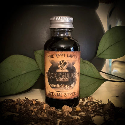 Black Cauldron ~ Banishing ~ Spell and Anointing Oil