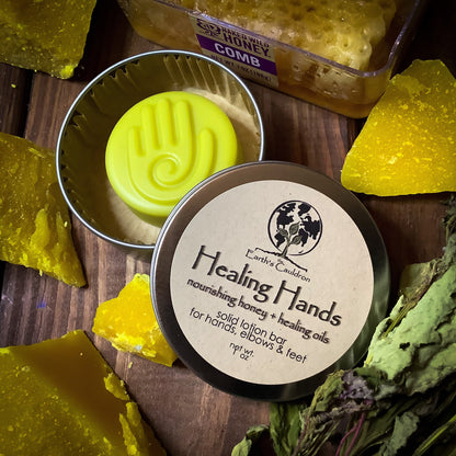 Healing Hands ~ Solid Lotion Bar for Hands