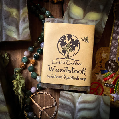 Woodstock ~ Sandalwood & Patchouli Soap